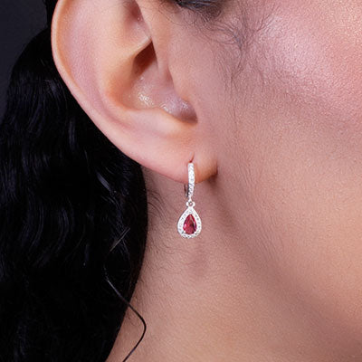 Argola de Prata com Zircônias - 65539