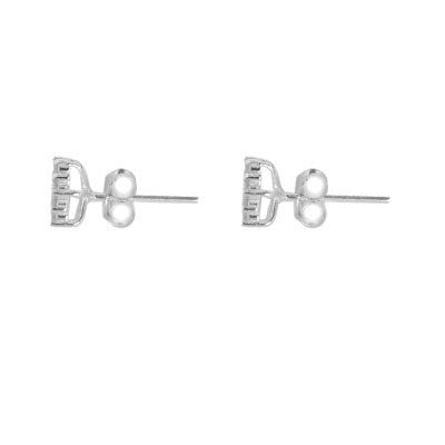 Brinco de Prata com Zircônia - 65541