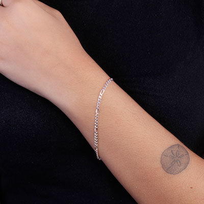 Pulseira de Prata em Elos - 65564