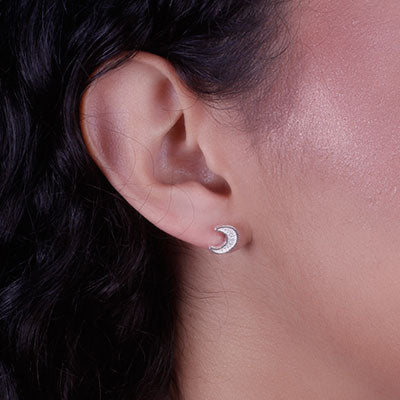 Brinco de Prata Lua - 65570