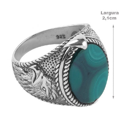 Anel de Prata Águia - 65596