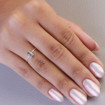 Anel de Prata com Topázio - 65617