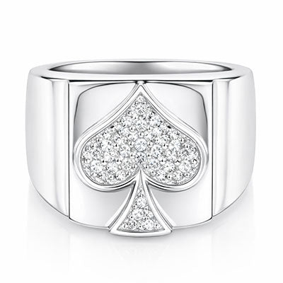 Anel de Prata com Zircônia - 65731