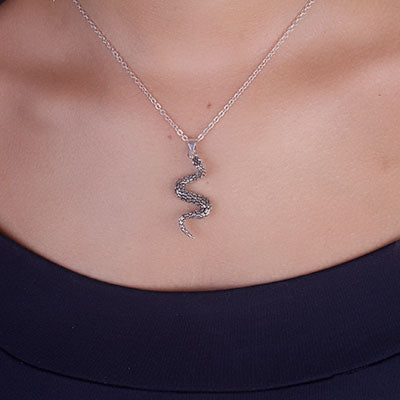 Pingente de Prata Serpente/Cobra - 65737