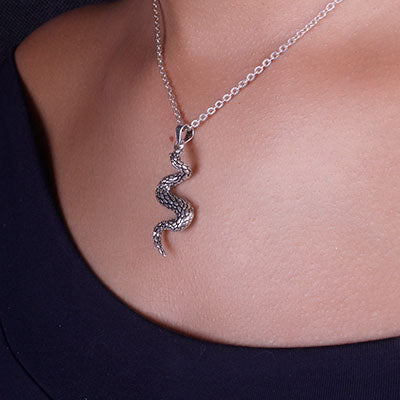 Pingente de Prata Serpente/Cobra - 65737