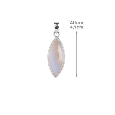 Pingente de Prata com Pedra da Lua - 65748