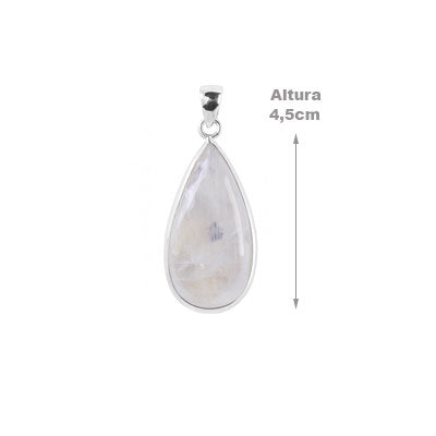 Pingente de Prata com Pedra da Lua - 65749