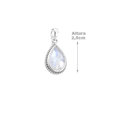 Pingente de Prata com Pedra da Lua - 65769