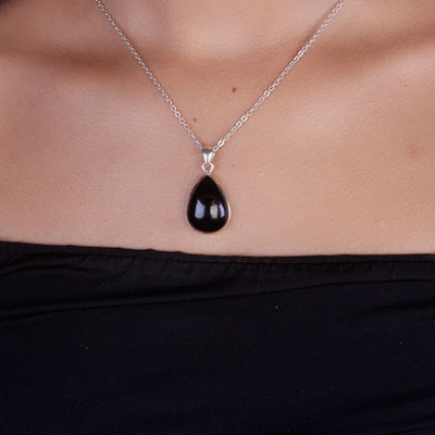 Pingente de Prata com Ágata - 65779