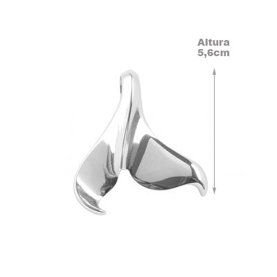 Pingente de Prata Rabo de Baleia - 65788