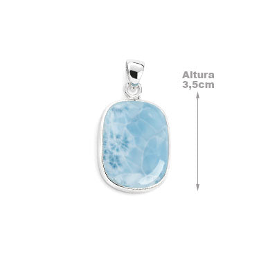 Pingente de Prata com Larimar - 65792