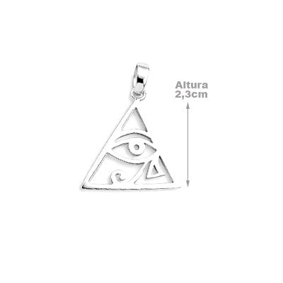Pingente de Prata Olho de Hórus - 65816