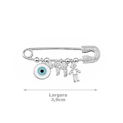 Acessório de Prata Pregadeira - 65829