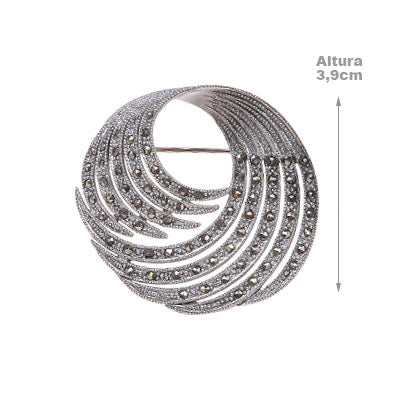 Pingente de Prata com Marcassitas - 65831