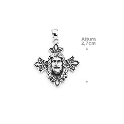 Pingente de Prata Jesus Cristo - 65841