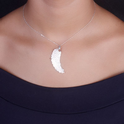 Pingente de Prata Asa - 65843