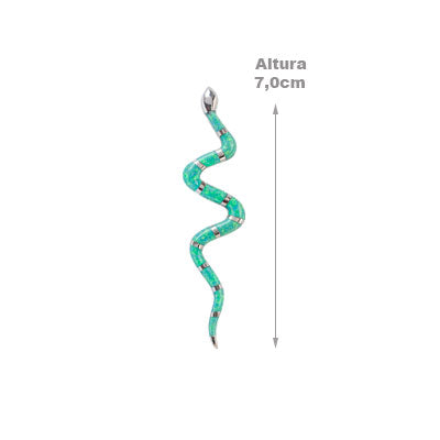 Pingente de Prata Serpente/Cobra - 65847