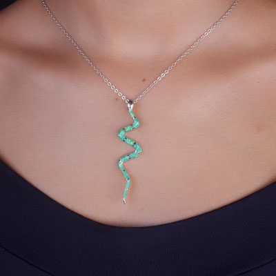 Pingente de Prata Serpente/Cobra - 65847