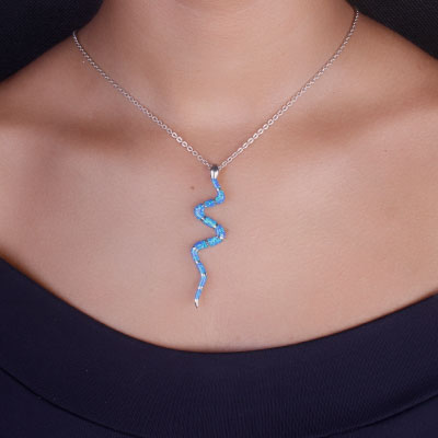 Pingente de Prata Serpente/Cobra - 65848