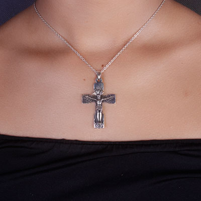 Pingente de Prata Cruz - 65853