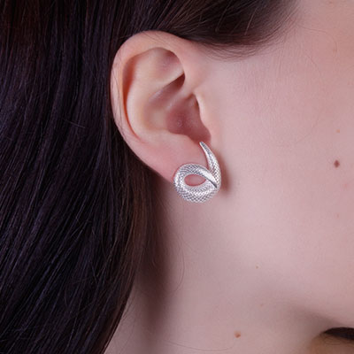 Brinco de Prata Vazado - 65856