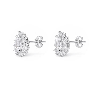 Brinco de Prata com Zircônia - 65871