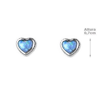 Brinco de Prata com Opala - 65880