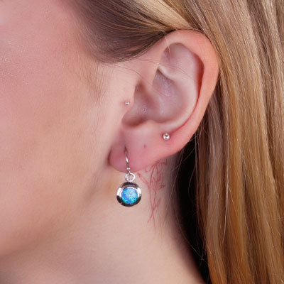 Brinco de Prata com Opala - 65884