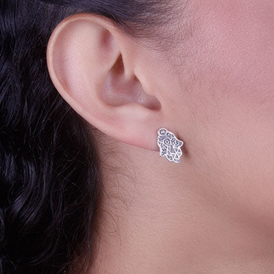 Brinco de Prata Hamsa - 65919