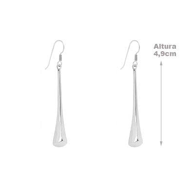 Brinco de Prata Liso - 65923