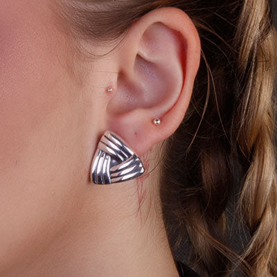 Brinco de Prata Trabalhado - 65924