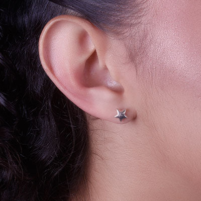 Brinco de Prata Estrela - 65934