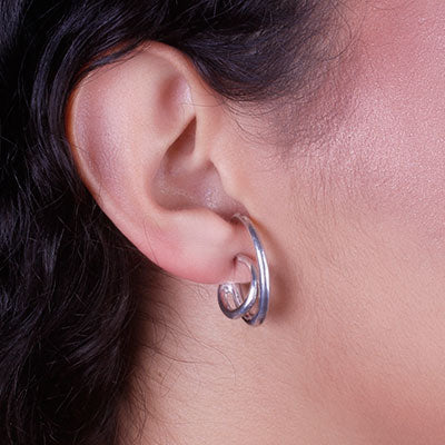 Brinco de Prata Ear Hook - 65954