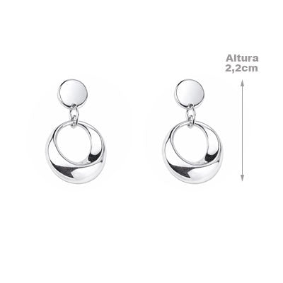 Brinco de Prata Liso - 65961