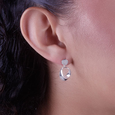 Brinco de Prata Liso - 65961