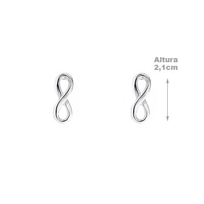 Brinco de Prata Infinito - 65963 - soprata