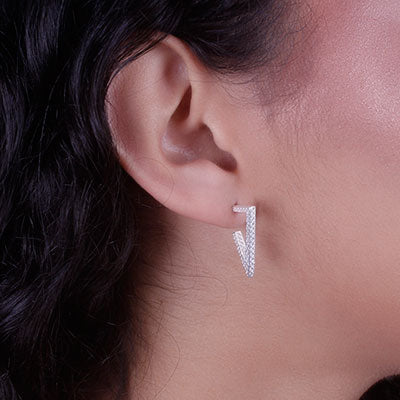 Argola de Prata Vazada - 65975