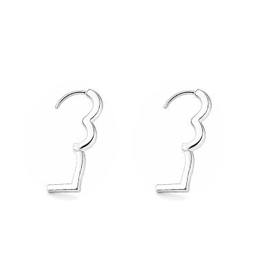 Argola de Prata Coração - 66009