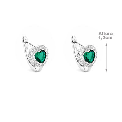Argola de Prata Coração - 66031