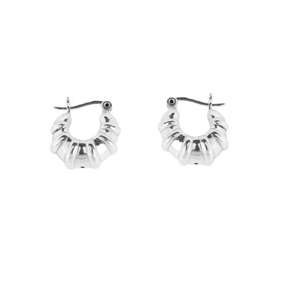 Argola de Prata Trabalhada - 66034