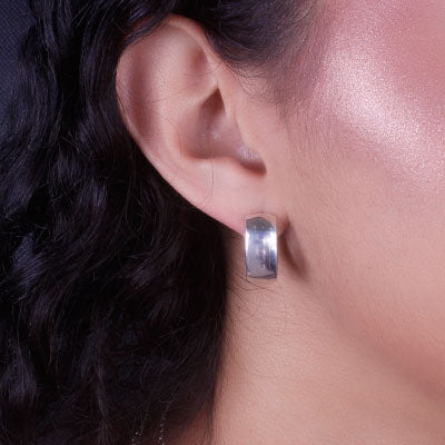 Argola de Prata Lisa - 66039