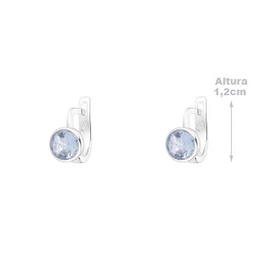 Argola de Prata com Topázio - 66043