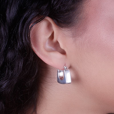 Argola de Prata Lisa - 66063