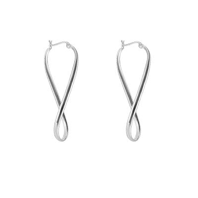 Argola de Prata Lisa - 66065