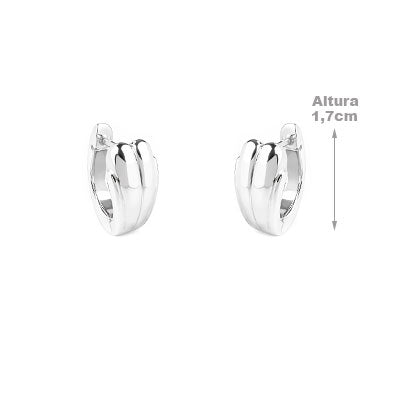 Argola de Prata Lisa - 66074