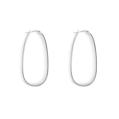 Argola de Prata Lisa - 66076