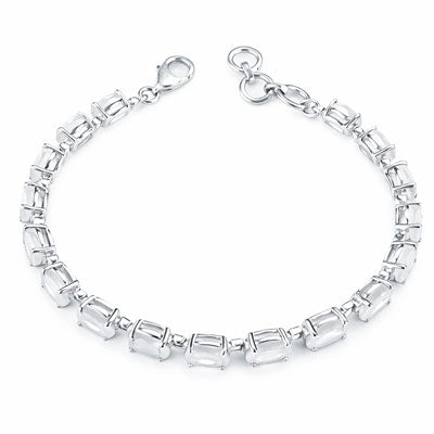 Pulseira de Prata com Pedra da Lua - 66084 - soprata