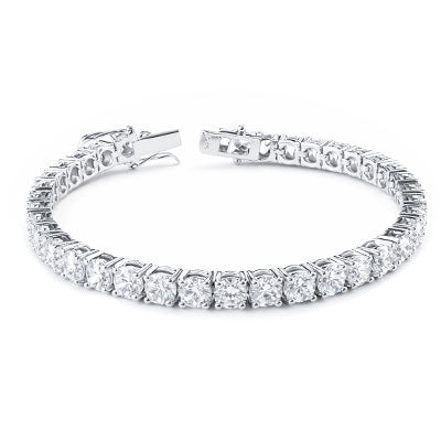 Pulseira de Prata com Zircônia - 66152 - soprata