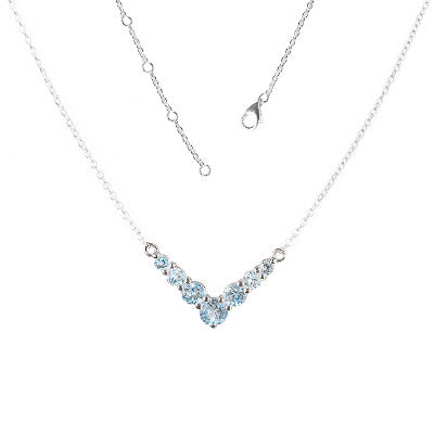 Gargantilha de Prata com Topázio - 66185