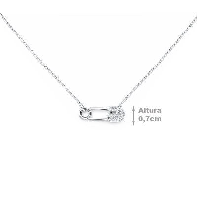 Gargantilha de Prata Pregadeira - 66194